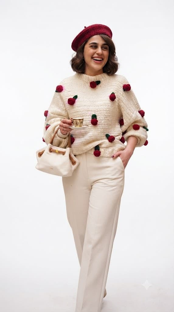 Cherry Blossom Sweater