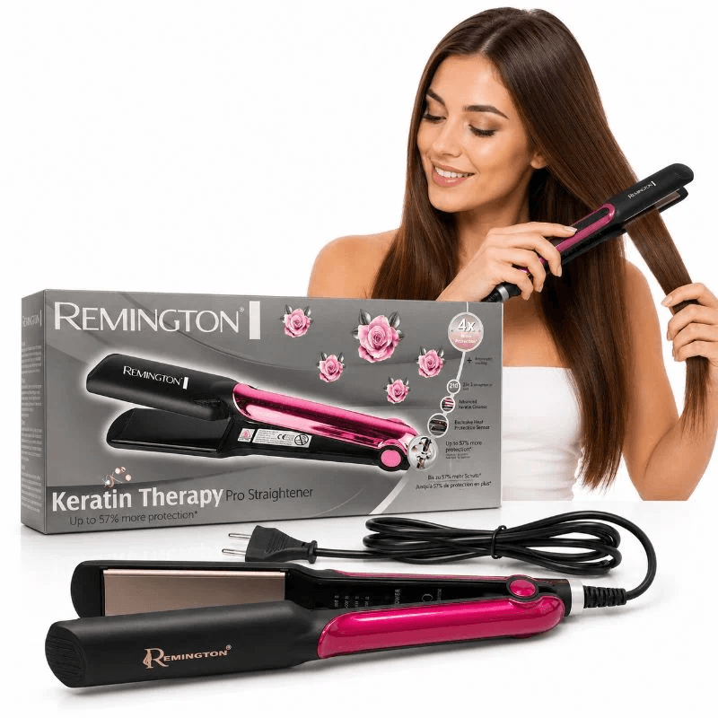 Remington Keratin Therapy Pro Straightener | Model FR 531 | Up to 57% More Protection