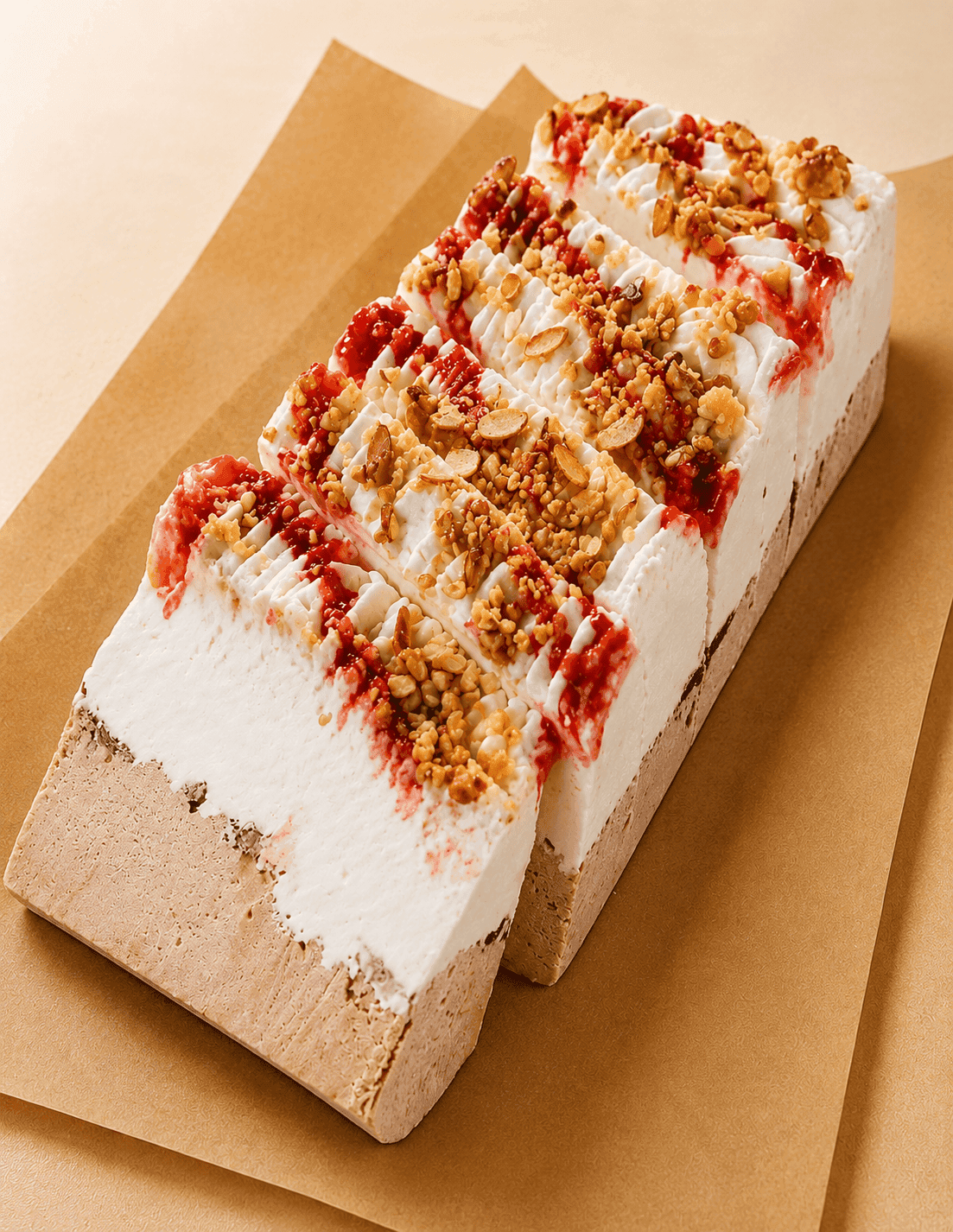 Roasted cheese cake