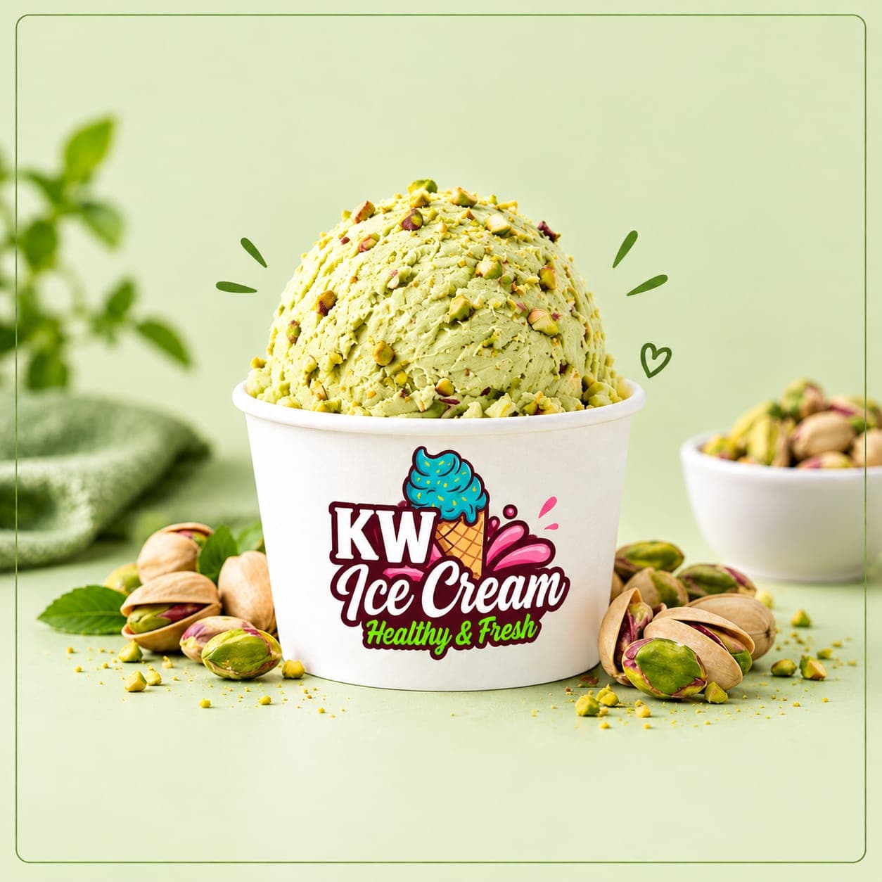 Pista Ice Cream - 10 Litre Box