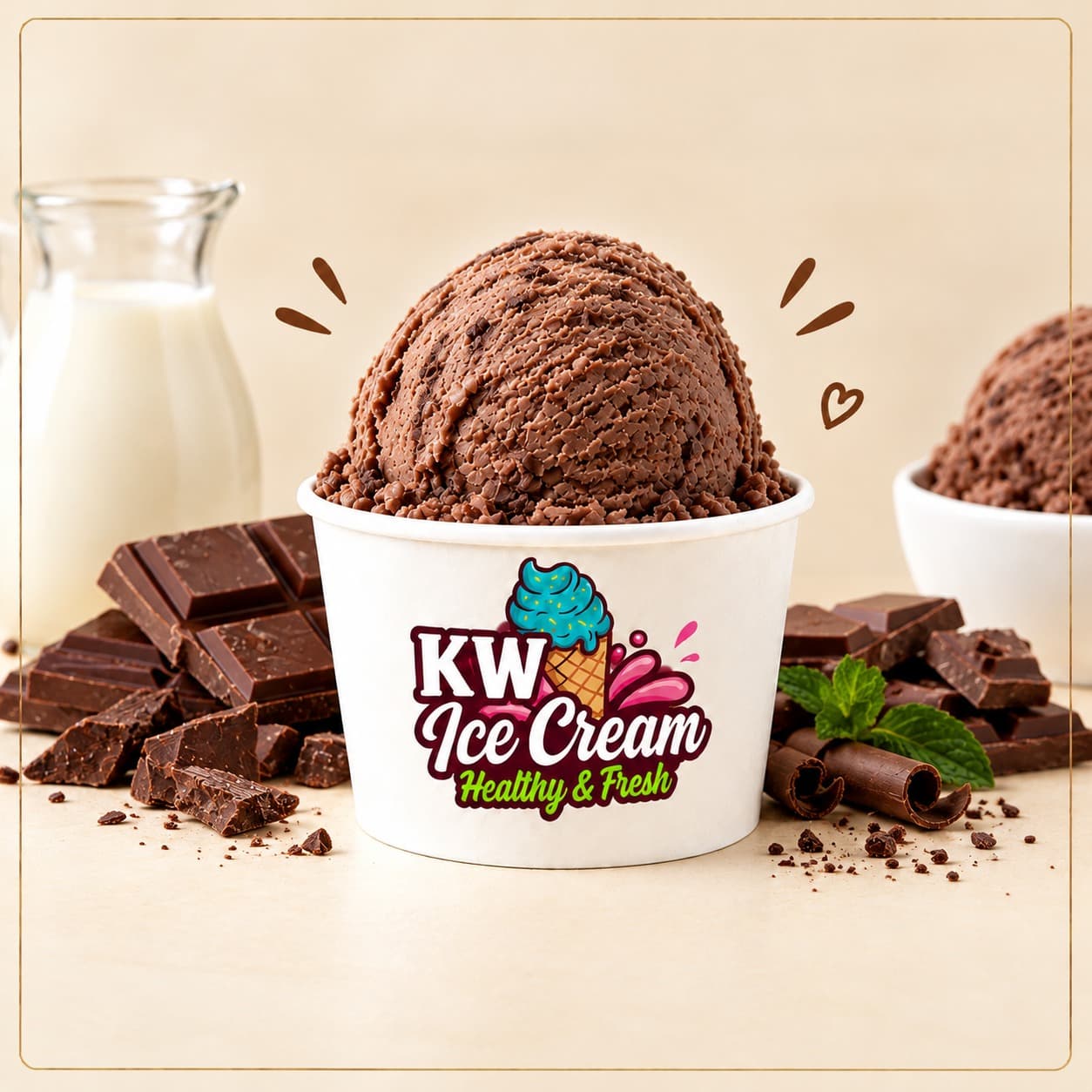 Chocolate chip Ice Cream - 10 Litre Box