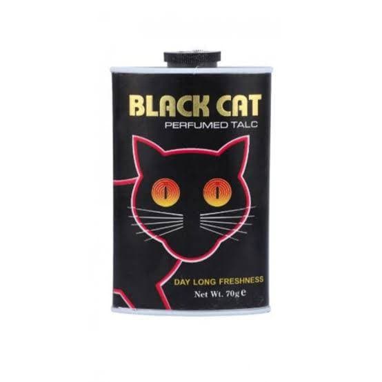 BLACK Cat Perfumed Talc